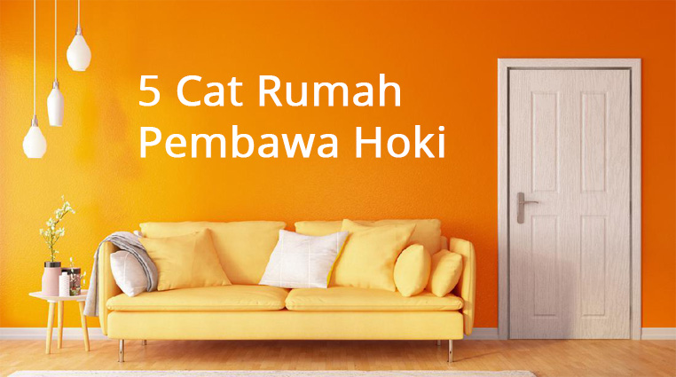 5 Cat Rumah Pembawa Hoki